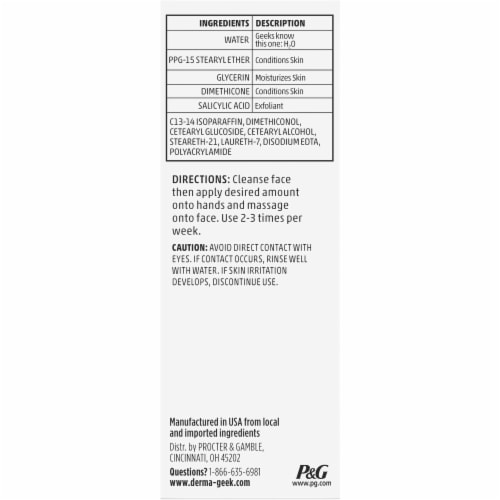 dermaGEEK Detoxifying Facial Serum Perspective: back