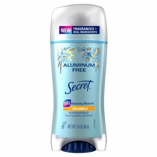 Secret® Aluminum-Free Real Vanilla Deodorant Perspective: back