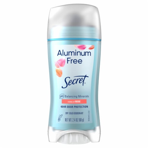 Secret Aluminum Free Rose Deodorant Perspective: back