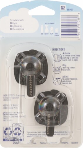 Febreze Auto Vent Clip Air Freshener - Leather Scent Perspective: back