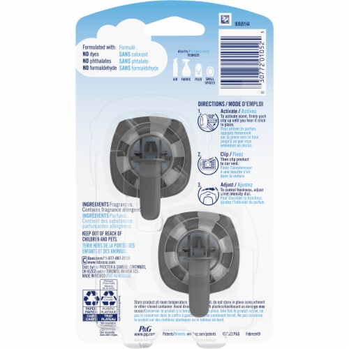 Febreze Car™ Linen & Sky Auto Air Fresheners Perspective: back