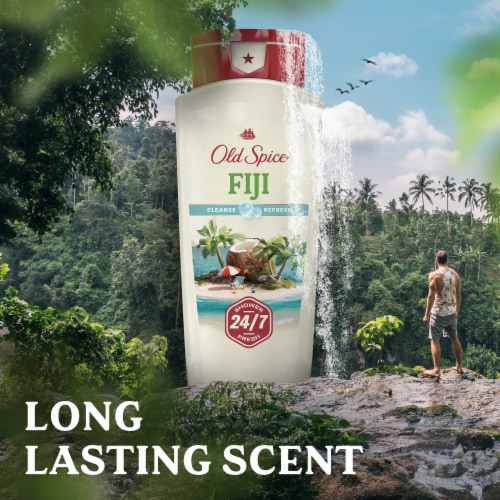 Old Spice Men's Fiji with Palm Tree Body Wash Perspective: back