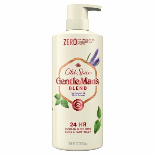 Old Spice GentleMan's Blend Lavender & Mint Men's Body Wash Perspective: back
