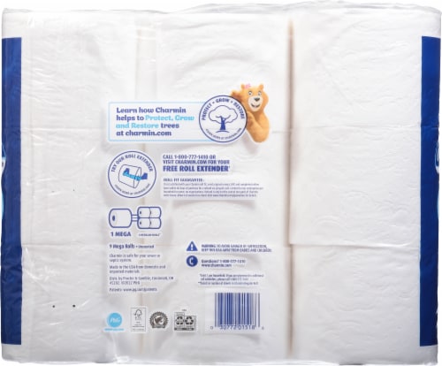 Charmin® Ultra Soft™ Mega Roll Toilet Paper Perspective: back
