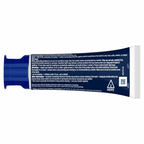 Crest Pro-Health Densify Daily Protection Toothpaste Perspective: back