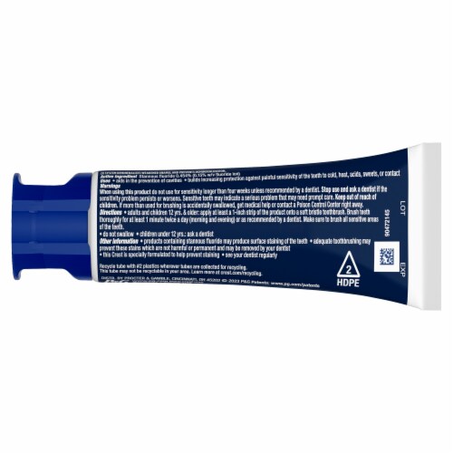Crest Pro-Health Densify Daily Protection Toothpaste Perspective: back