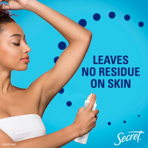 Secret Waterlily and Argan Oil Dry Spray Antiperspirant Deodorant Perspective: back