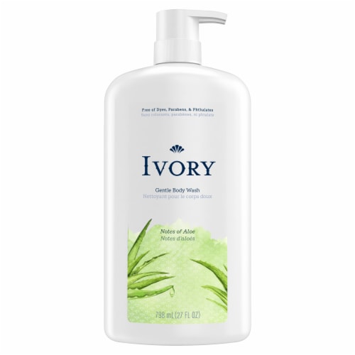 Ivory Mild & Gentle Aloe Scent Body Wash Perspective: back