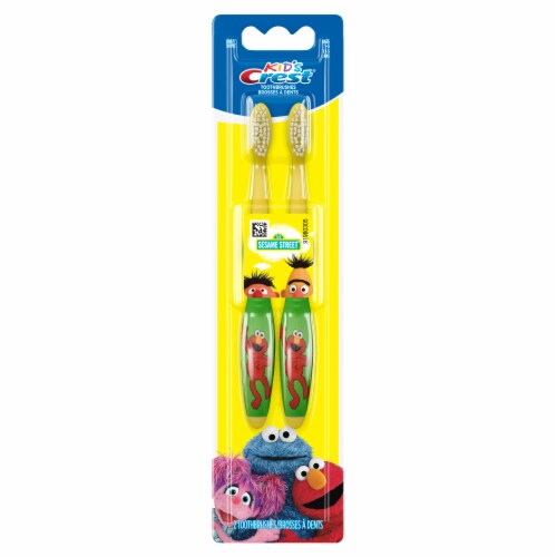 Crest Kids Sesame Street Soft Toothbrush Perspective: back