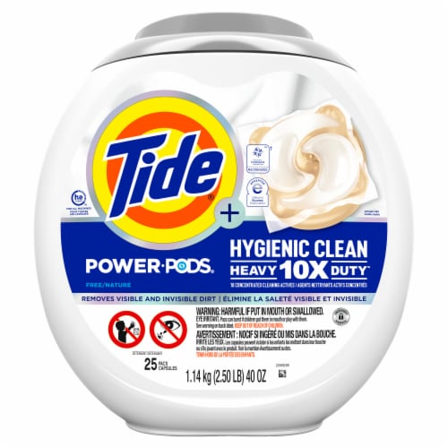 Tide Pods Hygienic Clean Heavy Duty Free Nature Laundry Detergent Pods Perspective: back