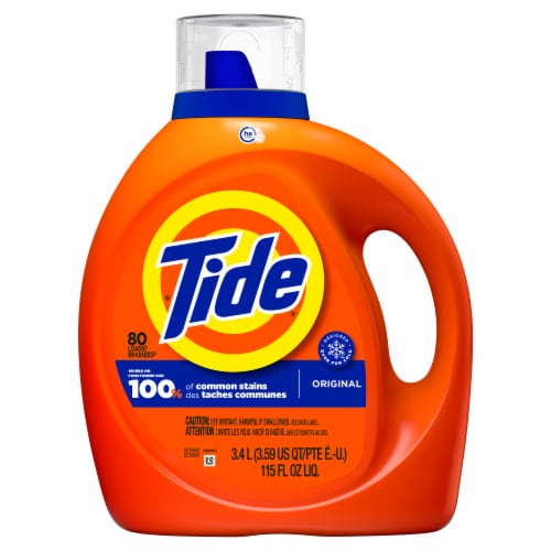Tide HE Original Liquid Laundry Detergent Perspective: back