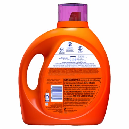 Tide HE Plus Febreze Freshness Spring & Renewal Liquid Laundry Detergent Perspective: back