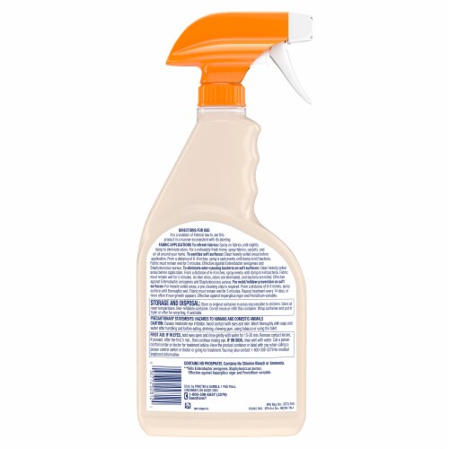Febreze Fabric Antimicrobial Sanitizing and Odor-Fighting Fabric Spray Perspective: back