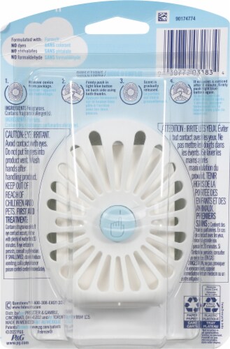 Febreze Small Spaces™ Winter Spruce Air Freshener Perspective: back