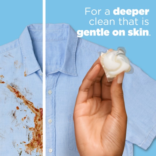 Tide Pods Free & Gentle Unscented Laundry Detergent Pods Perspective: back