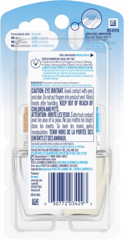 Febreze® PLUG™ Limited Edition Fresh Baked Vanilla Scented Oil Refill Perspective: back