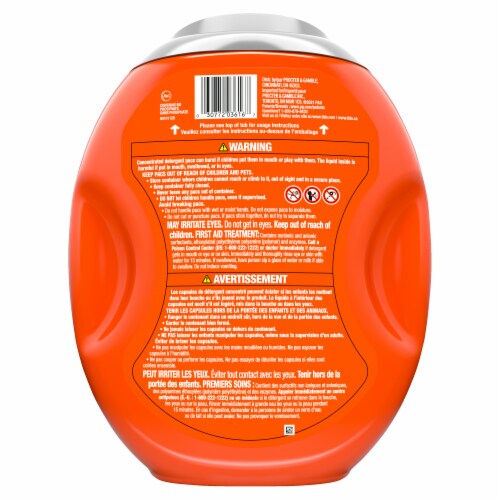 Tide PODS with Febreze Sport Odor Liquid Laundry Detergent Soap Pacs Perspective: back
