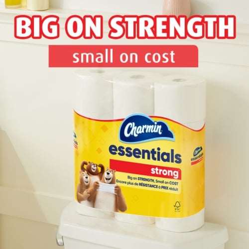 Charmin Essentials Strong Mega Roll Toilet Paper, 6 rolls - Fry's