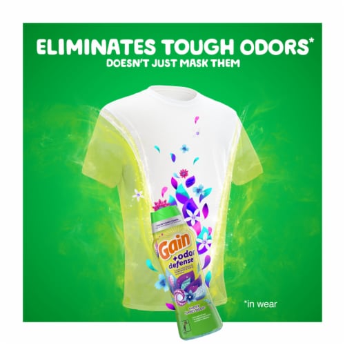 Gain Fireworks + Odor Defense Super Fresh Blast In-Wash Scent Booster Perspective: back