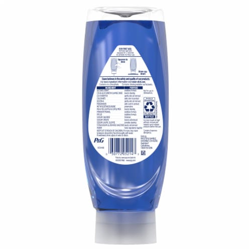 Dawn EZ-Squeeze Platinum Green Papaya Scent Dishwashing Liquid Perspective: back