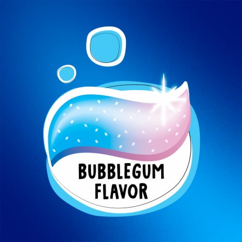 Crest Advanced Kid's Fluoride Bubblegum Flavor Toothpaste Perspective: back