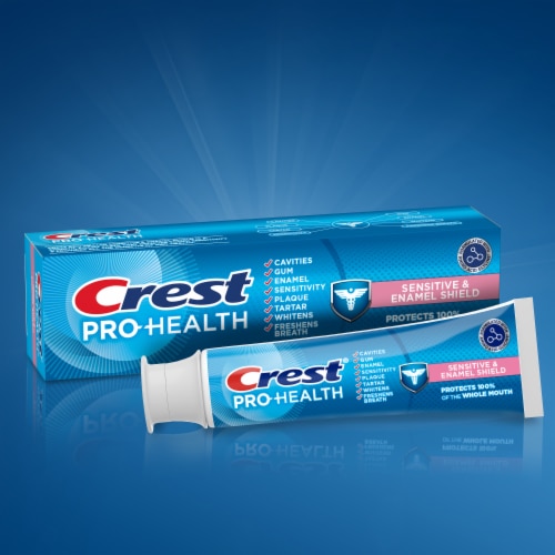 Crest Pro-Health Sensitive & Enamel Shield Toothpaste Perspective: back