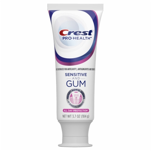 Crest Pro-Health Gum and Sensitivity All Day Protection Toothpaste Perspective: back