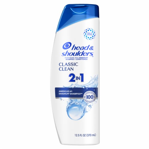 Head and Shoulders 2 in 1 Classic Clean Dandruff Shampoo and Conditioner Perspective: back