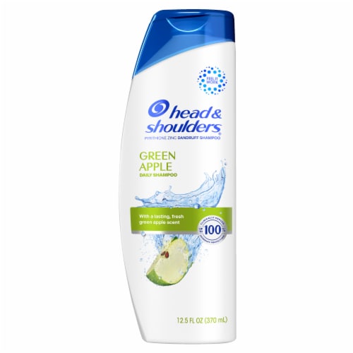 Head & Shoulders Green Apple Dandruff Shampoo Perspective: back