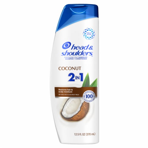 Head and Shoulders 2 in 1 Coconut Dandruff Shampoo and Conditioner Perspective: back