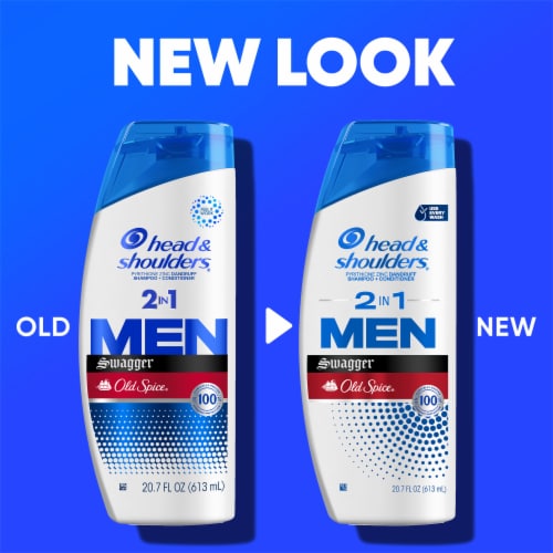 Head & Shoulders Swagger Old Spice 2 in 1 Men's Shampoo Perspective: back