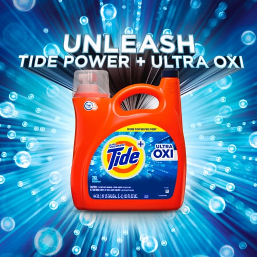 Tide HE Ultra Oxi Liquid Laundry Detergent Perspective: back