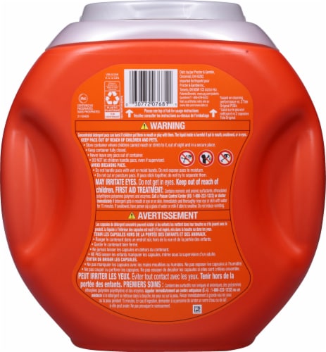 Tide® Active Fresh™ with Febreze Odor Eliminators Sport™ Laundry Detergent Power Pods™ Perspective: back