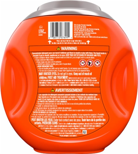 Tide Power Pods Febreze Odor Eliminators Laundry Detergent Pods Perspective: back