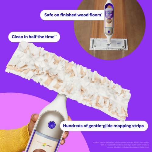 Swiffer POWERMOP Wood Cloth Refills Perspective: back