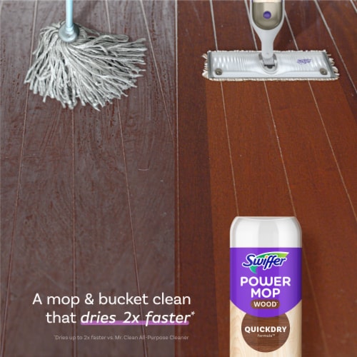 Swiffer POWERMOP Liquid Wood Cleaner Refill Perspective: back
