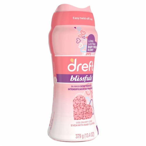 Dreft Blissfuls Baby Fresh Scent In-Wash Scent Booster Beads Perspective: back