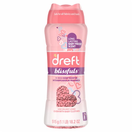 Dreft Blissfuls Baby Fresh In-Wash Scent Booster Beads Perspective: back