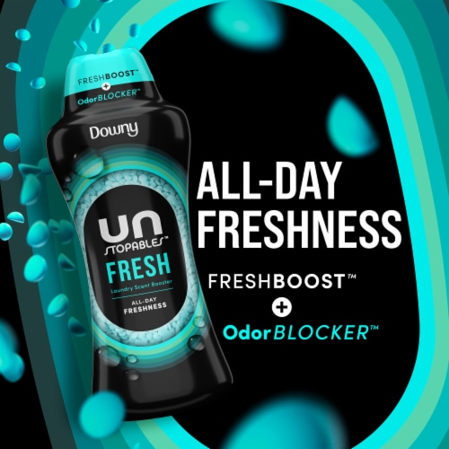 Downy Unstopables Fresh In-Wash Scent Booster Beads Perspective: back