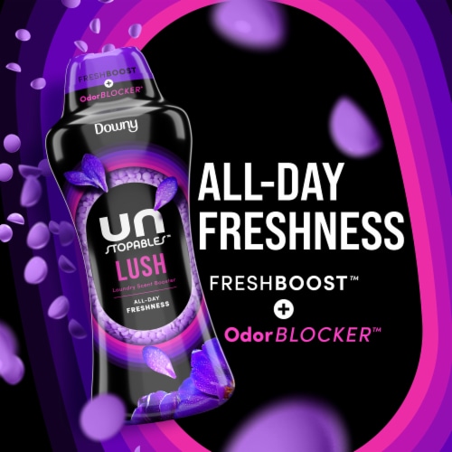 Downy Unstopables Lush In-Wash Scent Booster Beads Perspective: back