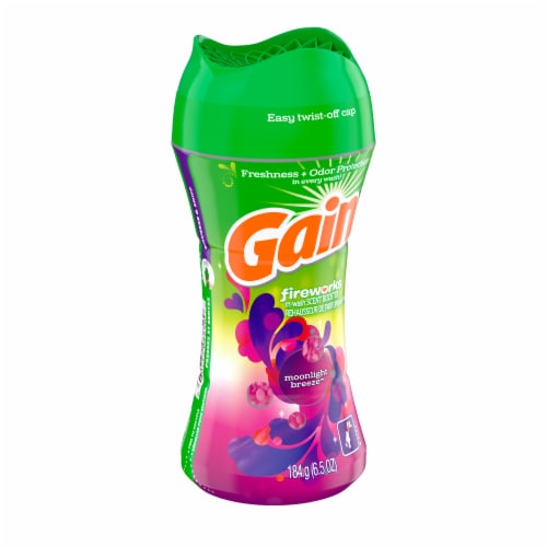 Gain Fireworks Moonlight Breeze In-Wash Scent Booster Beads Perspective: back