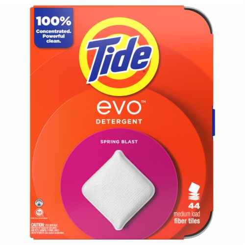 Tide Evo Spring Blast Laundry Detergent Sheet Perspective: back