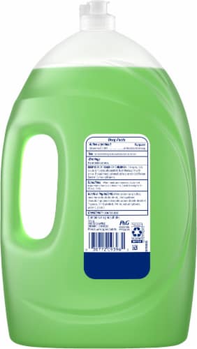 Dawn® Antibacterial 50% Less Scrubbing Apple Blossom Dishwashing Liquid Perspective: back