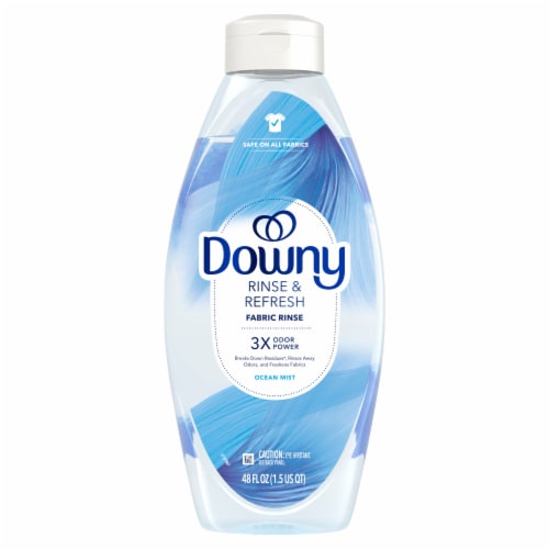 Downy Rinse & Refresh Ocean Mist Liquid Fabric Softener Perspective: back
