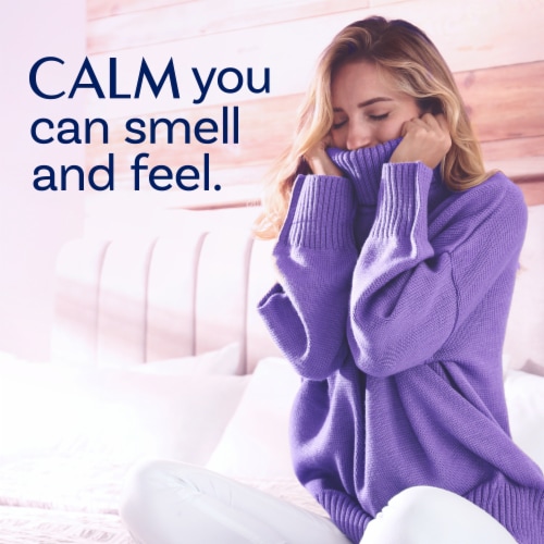 Downy Infusions Lavender and Vanilla Bean Calm Mega Dryer Sheets Perspective: back