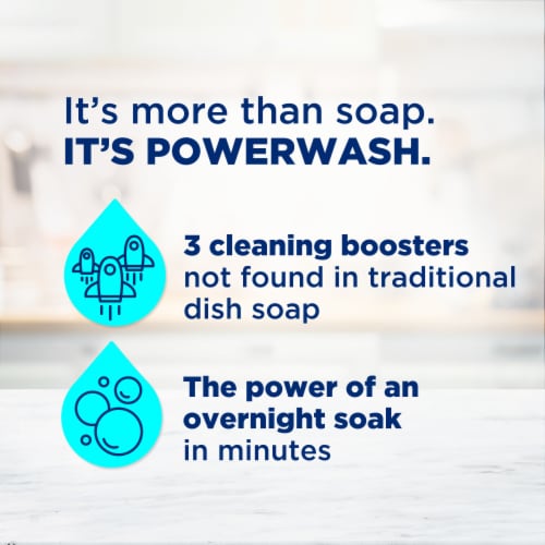 Dawn Platinum Powerwash Lemon Scent Spray Dish Soap Refill Perspective: back