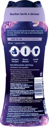 Downy® Infusions Calm Lavender & Vanilla Bean In-Wash Scent Booster Beads Perspective: back
