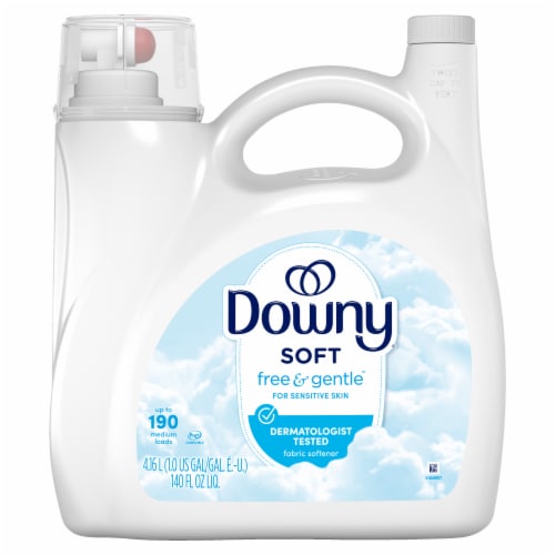 Downy Free & Gentle Liquid Fabric Softener Fabric Conditioner Perspective: back