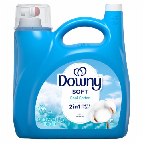 Downy Cool Cotton Liquid Fabric Softener Fabric Conditioner Perspective: back