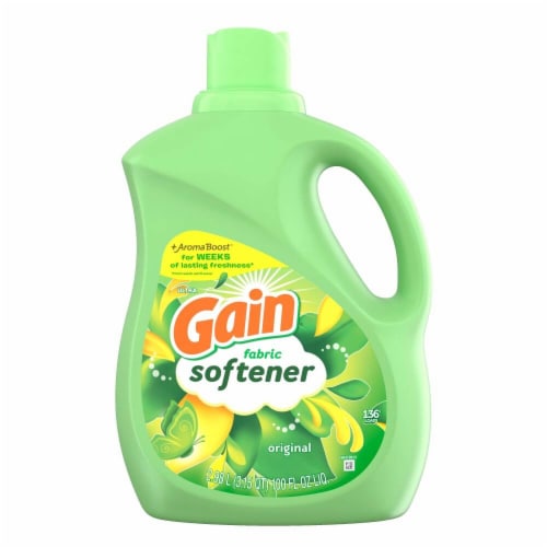 Gain Original Liquid Fabric Softener Fabric Conditioner Perspective: back